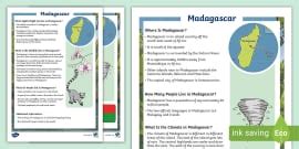 KS2 Madagascar Fact File