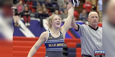 Hill wins Grayson County high school’s first girls state wrestling title