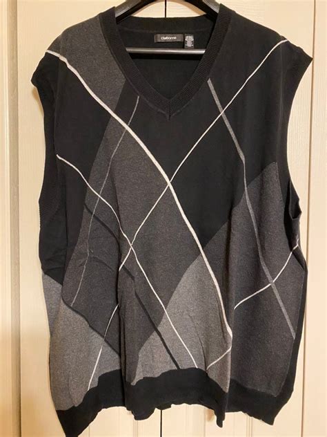 Claiborne Black Sweater Vests for Men | Mercari