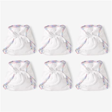 White Dry Feel Langot for newborn baby by SuperBottoms