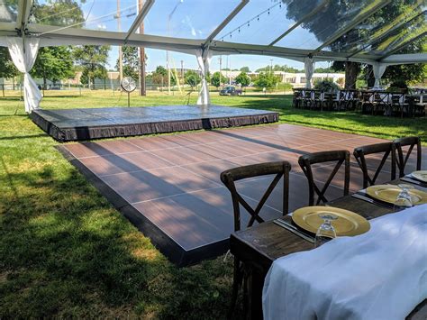 Outdoor Dance Floor Wedding at Robyn Hamby blog