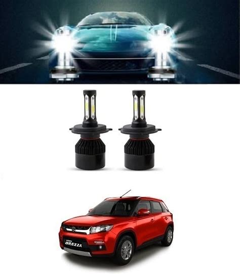 M A R U T I Vitara Brezza 2022 Car LED Head Lights Bulb Set of 2 9000 ...