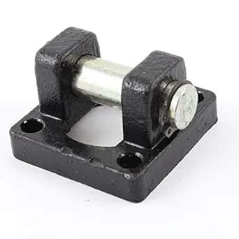 3NH® 50mm x 48mm Pneumatic Cylinder Fixed Clevis Mounting Bracket Black ...