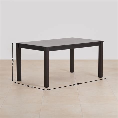 Buy (Refurbished) Diana 6-Seater Dining Table - Brown from Home Centre ...