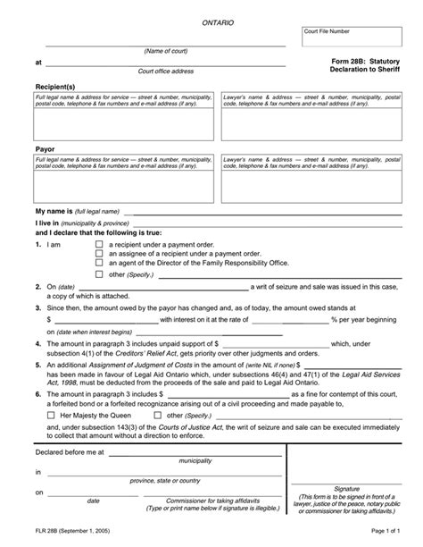Image result for Statutory Declaration Form Examples