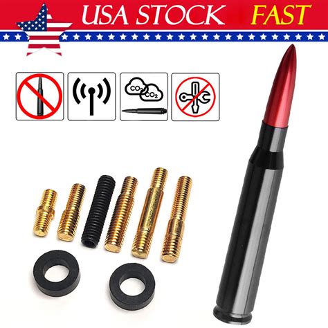 Red 50 Cal Bullet Antenna Heavy Gauge CNC Machined | Ubuy India