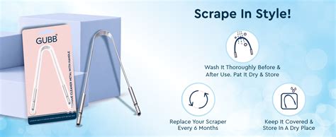 GUBB Copper Tongue Cleaner For Kids & Adults | Ayurvedic Tongue Scraper ...