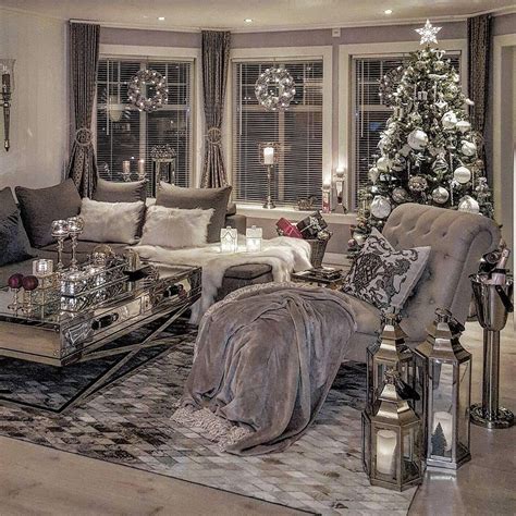 Instagram | Silver living room, Christmas living rooms, Living room decor