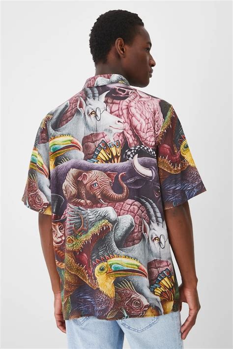 Koszula męska by Alicja Kocurek, Grafika Polska kolor multicolor - MEDICINE