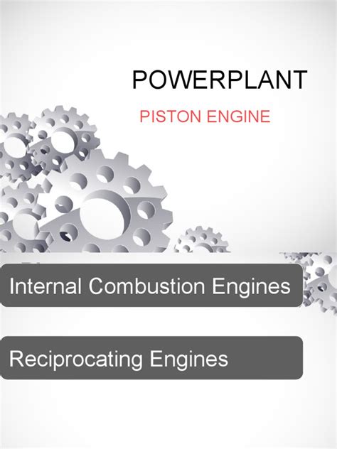 PISTON ENGINE PRINCIPLES | PDF