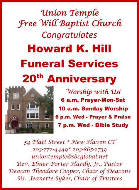 Funeral Home Services in New Haven, CT - Howard K. Hill