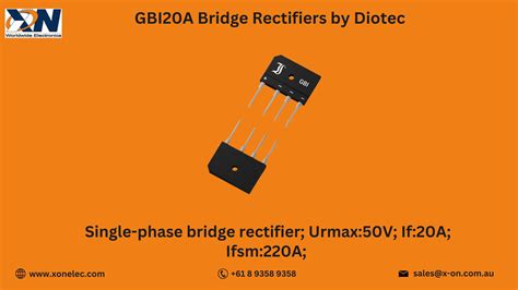 GBI20A Bridge Rectifiers by Diotec