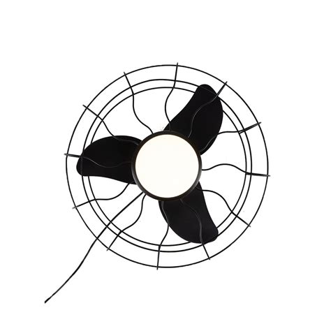 Ventilador LED Freshfan Negro IP65 20W 2000Lm CCT Dim - CristalRecord