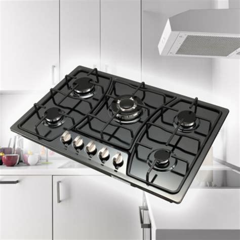 30inch Titanium Stainless Steel 5 Burners Cooktop India | Ubuy