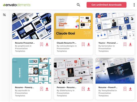 Image result for PowerPoint Resume Examples