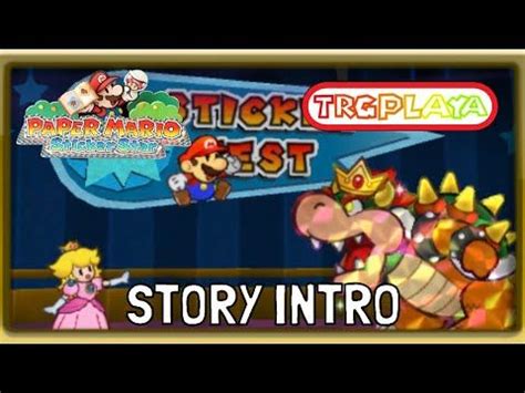 Image result for Paper Mario Sticker Star Intro