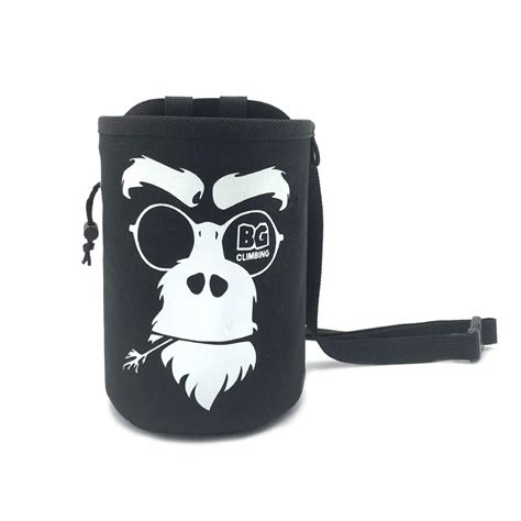 Monkey Chalk Bag - Cool Chalk Bag Edition for Rock Climbing, Bouderling ...