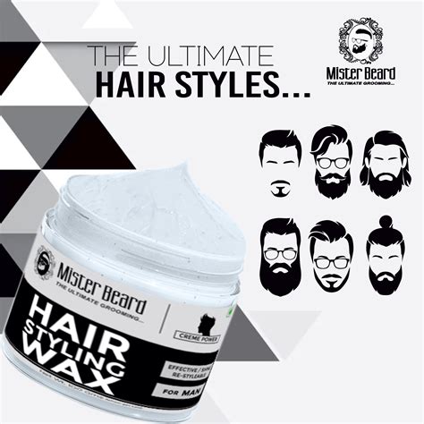 Mister Beard Hair Styling Wax Creme Power 100gm – Pink Root