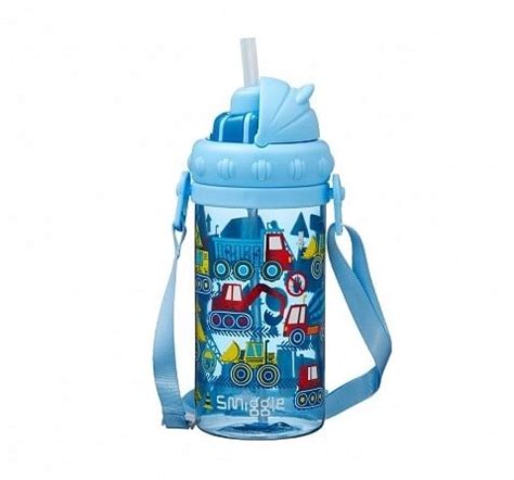 Shop Smiggle Topsy Teeny Tiny Drink Bottle with Strap - Car Print Bags ...