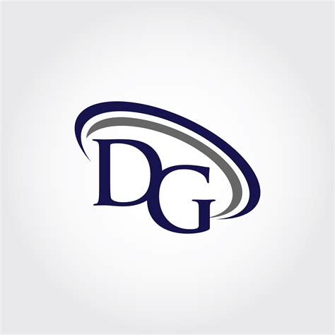 Monogram DG Logo Design By Vectorseller | TheHungryJPEG