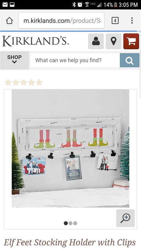 Kirklands Stocking holder | Stocking holders, Kirklands, Decor