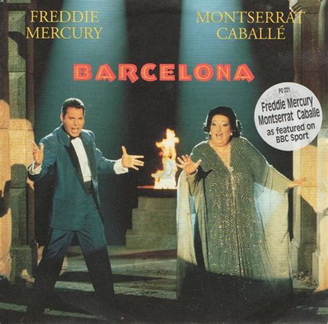 Freddie Mercury "Barcelona" reissue single gallery