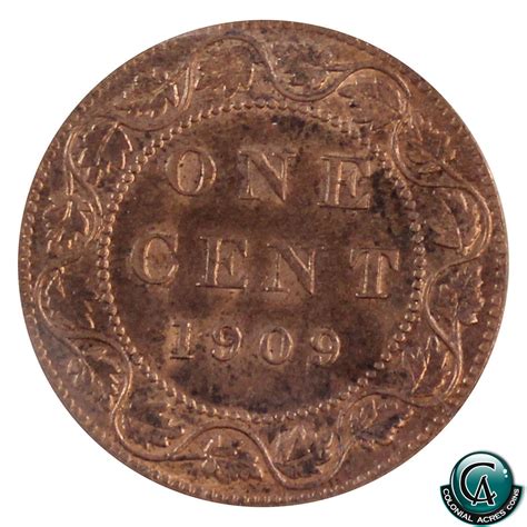 1-cent 1909 ICCS Certified MS-65 Red.