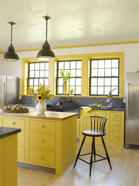 Using Kitchen Yellow Paint Colors To Brighten Your Home - Kitchen Ideas