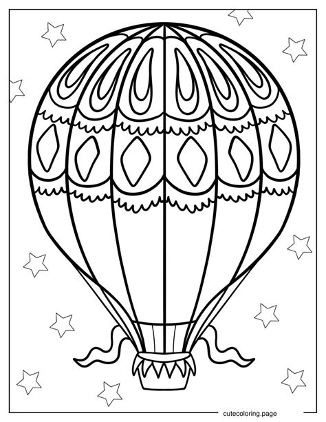 Hot Air Balloon Coloring Pages(30+ free printable coloring pages) | Cute Coloring Pages | Free ...