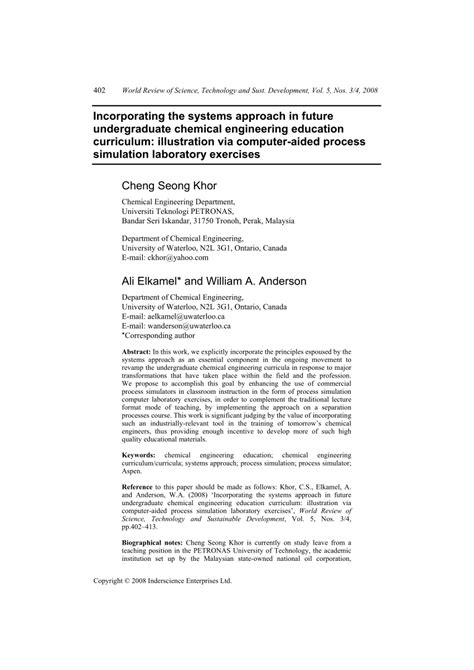 Image result for Computer Aided Chemical Engineering