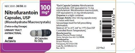 Nitrofurantoin Macrocrystals - FDA prescribing information, side ...