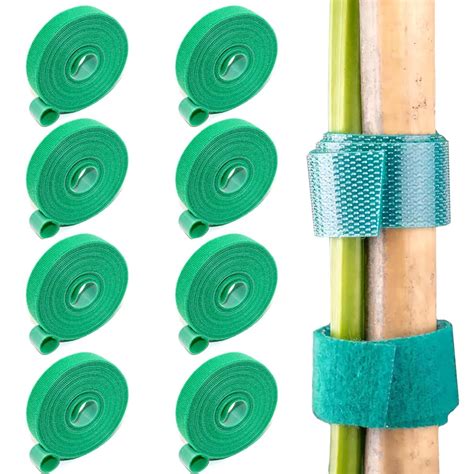 Plant Ties 8 pcs Garden Tying Tape Plant Support with self Adhesive ...