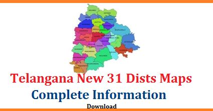 Telangana New 31 Districts Profile-Administrative Political Mandal-Maps ...