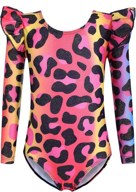 Arshiner Girls Gymnastics Leotards Ruffle Long India | Ubuy