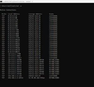 Understanding Netstat - The Network Monitoring Tool - Tech Hyme