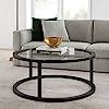 Buy Parker 35'' Wide Round Coffee Table in Blackened Bronze Online at ...