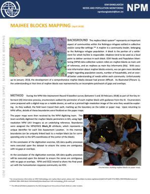 Bangladesh — Needs and Population Monitoring Report, Majhee Blocks ...