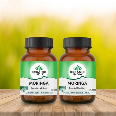 Moringa Capsule Bottle – Organic India