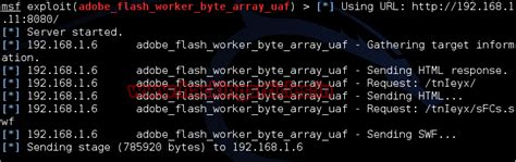 Exploit Remote PC using Adobe Flash Player Byte Array with Workers Use ...