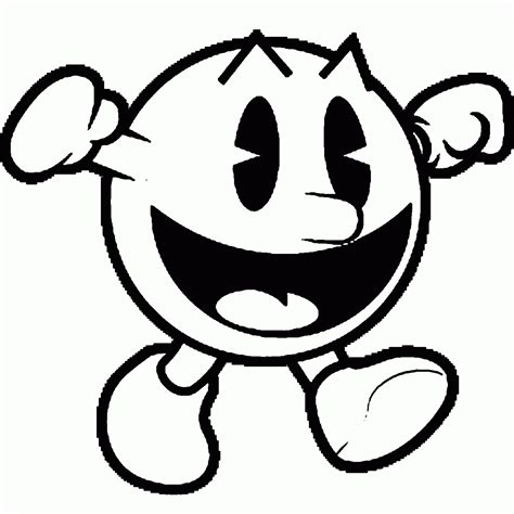 Pac Man Coloring Pages