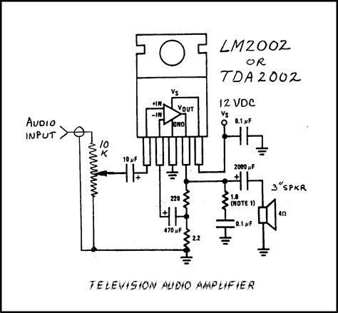 Circuit Power Audio Amplifier Ic Tda2002: Installment Six