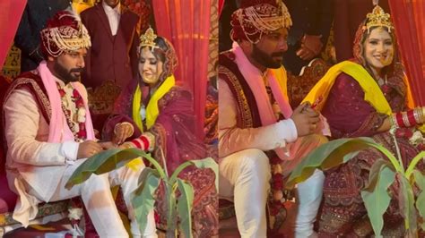 Groom gets infidelity lesson on wedding stage; watch bride's reaction