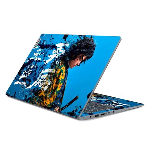 Demon Slayer Ink Splash Dissolve Laptop Skin | 3D Embossed 3M Vinyl ...