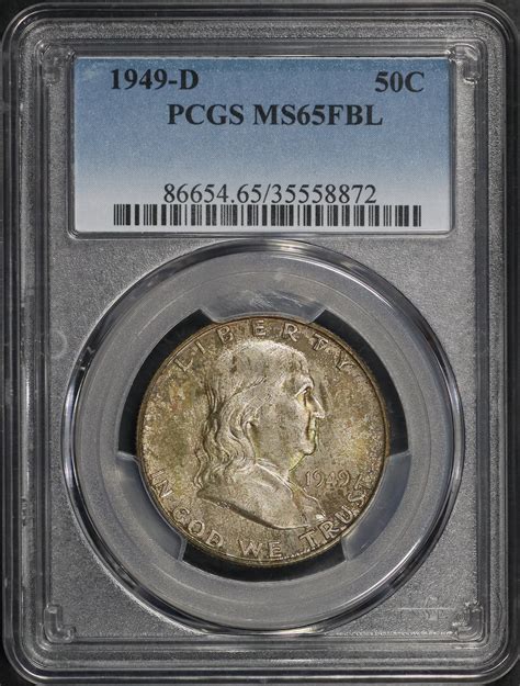1949-D Franklin Half Dollar PCGS MS-65 FBL | Northern Nevada Coin