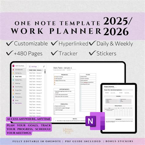 Image result for OneNote Weekly Planner 2025