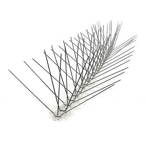 Bird-X Extra Wide Stainless Steel Spikes, 10ft. EWS-10 | Zoro