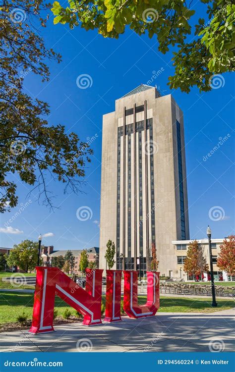 College Letters and Holmes Student Center on the Campus of Northern ...