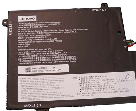 Original L18M3PFA L18D3PF2 laptop battery for Lenovo Yoga C740-15 ...