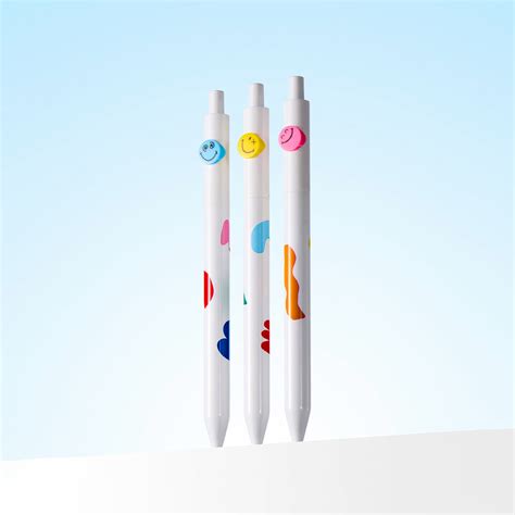 Beta Smiley World Gel Pen - Pack of 10 - Kaco – KACO