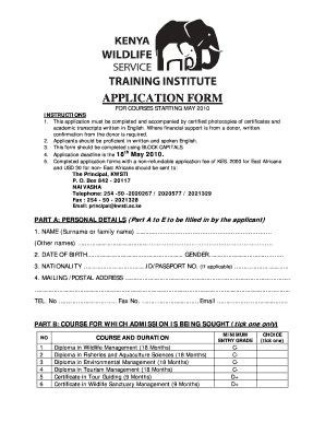 Kws Recuruitment Dates And Centres - Fill and Sign Printable Template ...